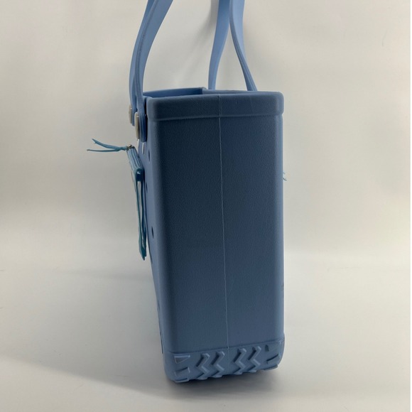 Bogg Bag Baby Tote Light Carolina on my Mind Blue Waterproof Washable Beach Bag - Picture 4 of 8